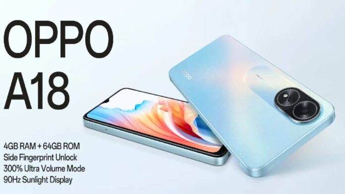 Oppo A18 launch