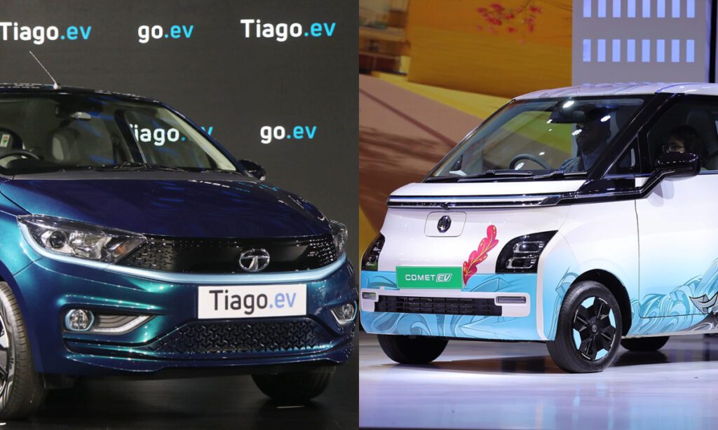 MG Comet EV VS Tata Tiago EV