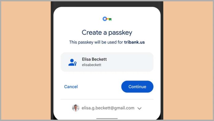 google Passkey