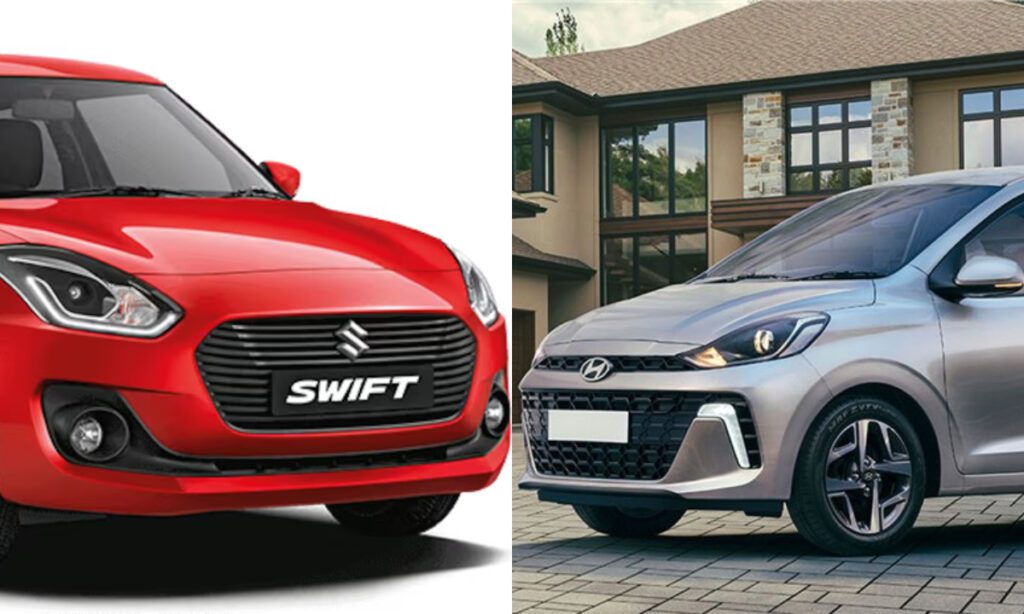 Maruti Swift, Hyundai Aura,